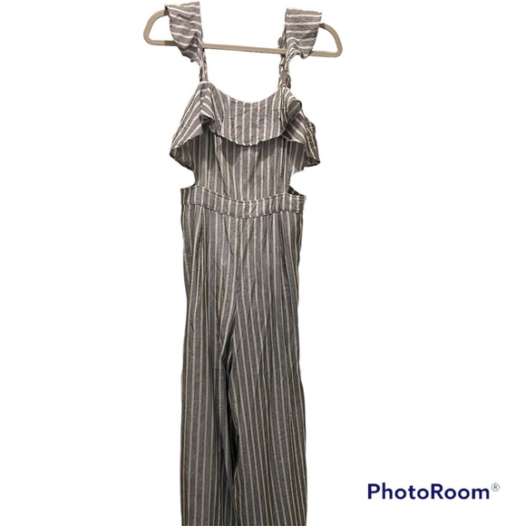 - A. Calin By Flying Tomato woman jumpsuit striped black and white size S - Picture 3 of 11